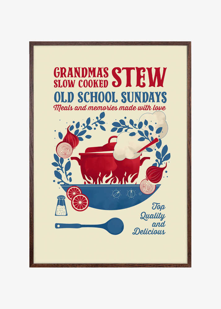 Grandmas Stew kitchen print