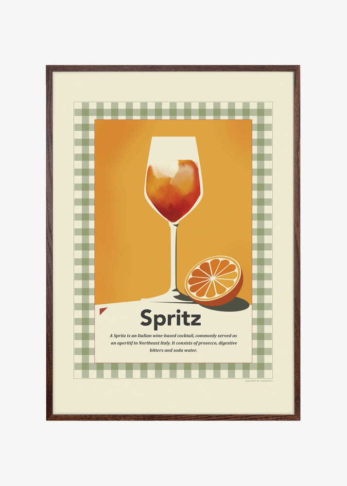 Spritz retro print