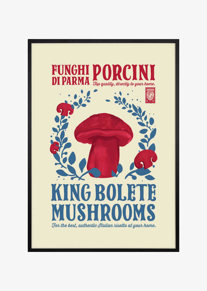 Porcini kitchen print