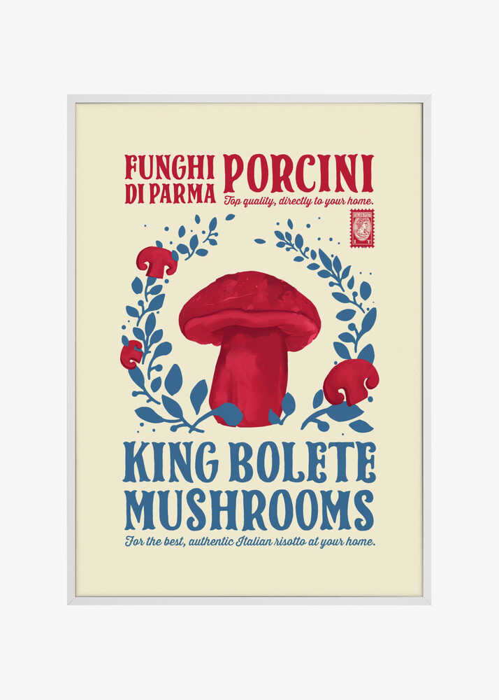Porcini kitchen print