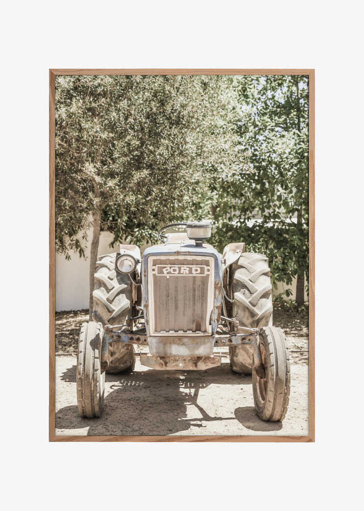 Rugged Tractor Scene