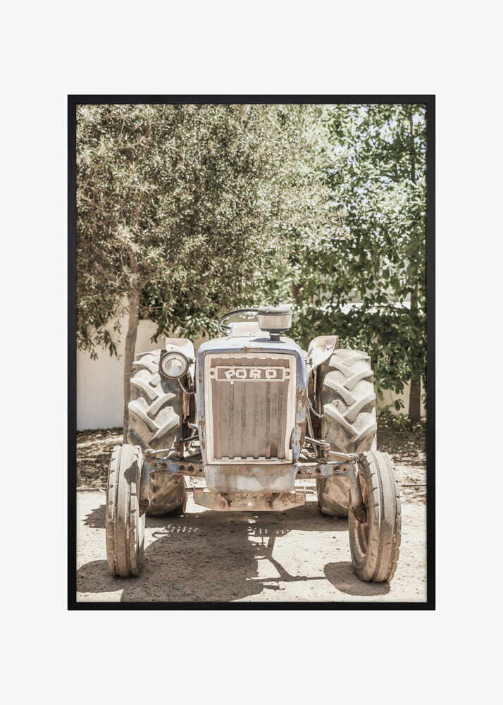 Rugged Tractor Scene