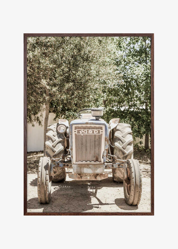 Rugged Tractor Scene