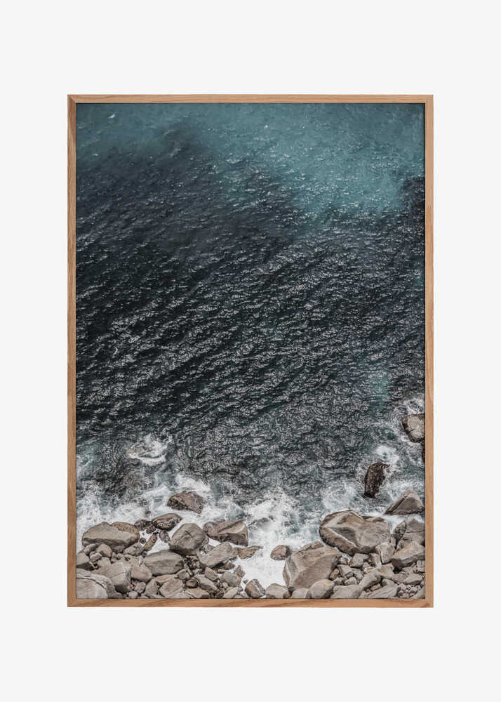 Rocky Coastline Waves
