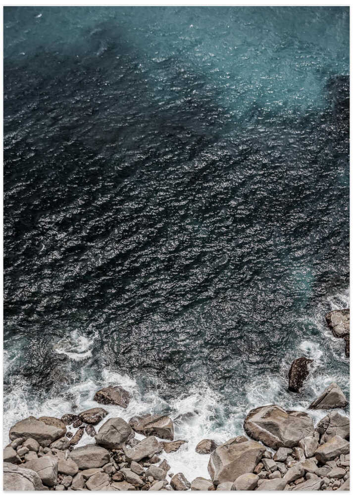 Rocky Coastline Waves