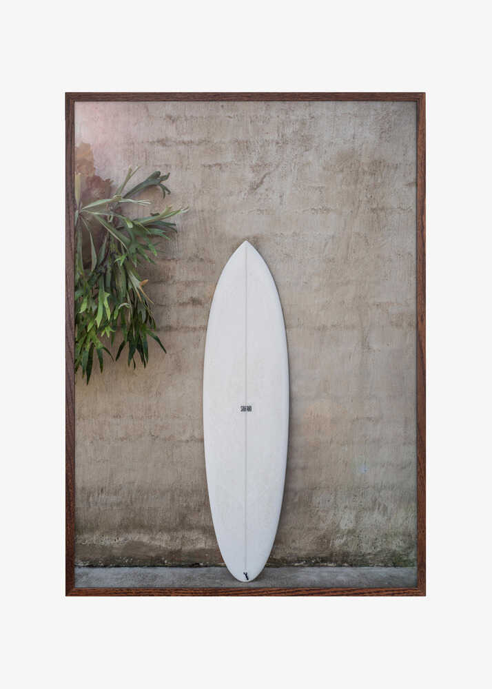 White Surfboard