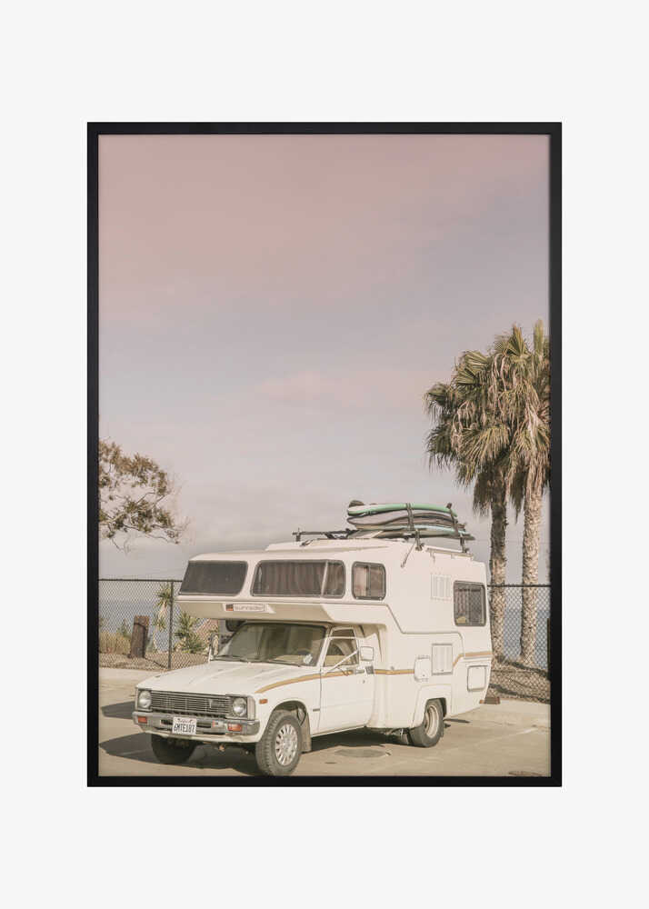 Vintage Camper Parked