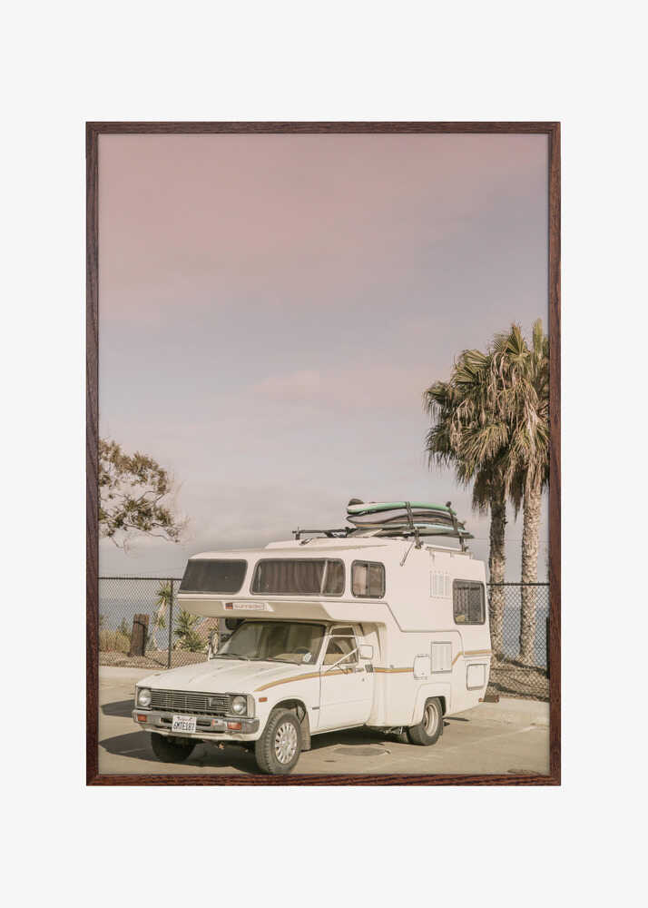 Vintage Camper Parked