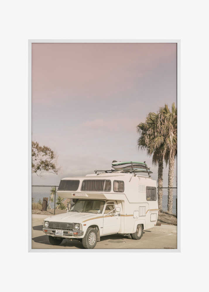 Vintage Camper Parked