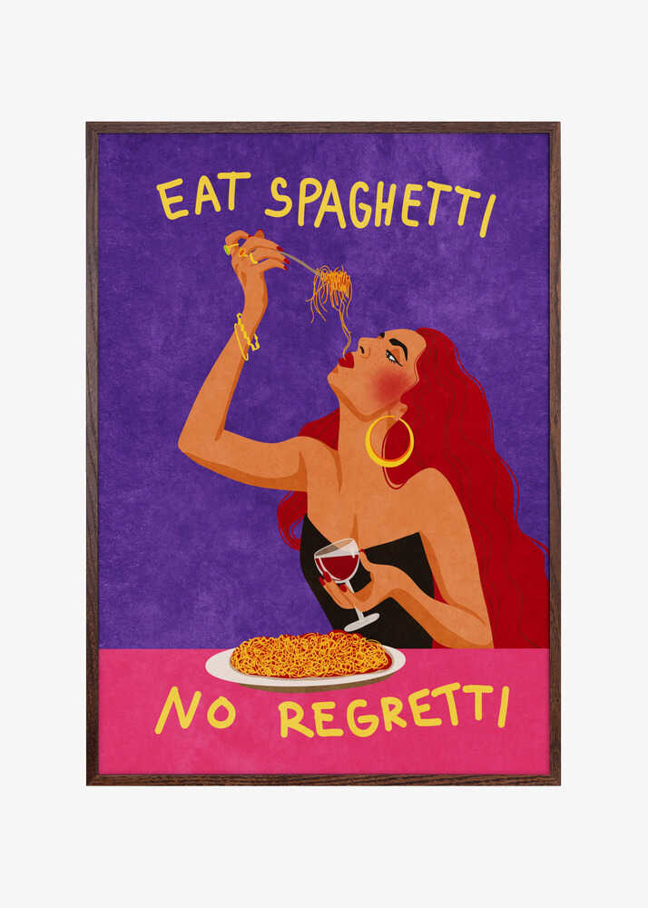 Eat spaghetti no regretti
