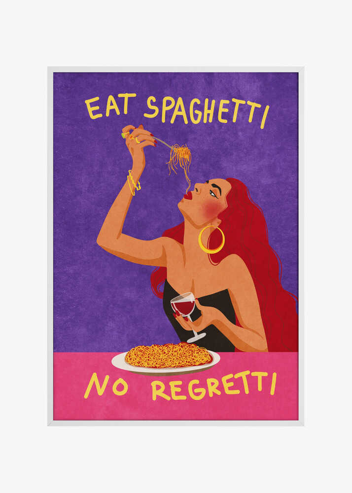 Eat spaghetti no regretti