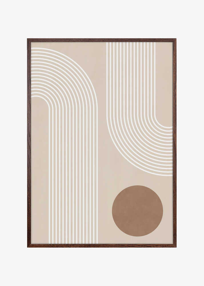 Beige Arc Poster