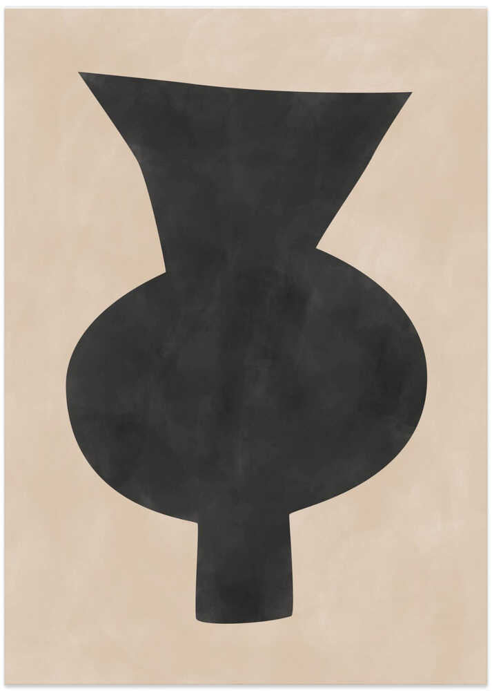 Abstract Vase Silhouette