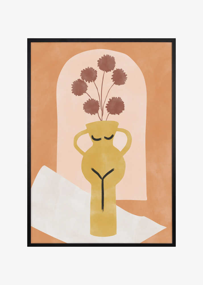 Stylized Vase Resembling A Female Form