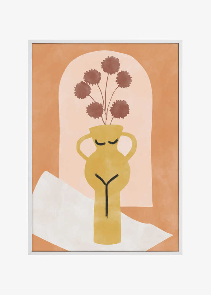 Stylized Vase Resembling A Female Form