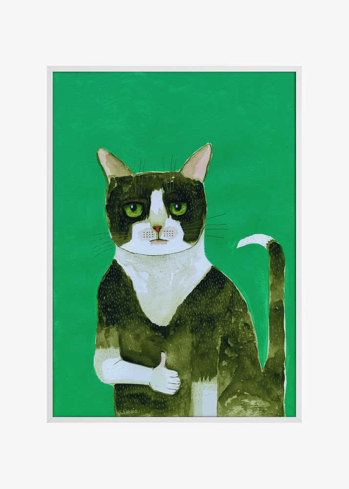 Tuxedo Cat Thumbs Up