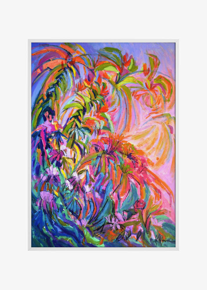 Radiant Floral Ballet