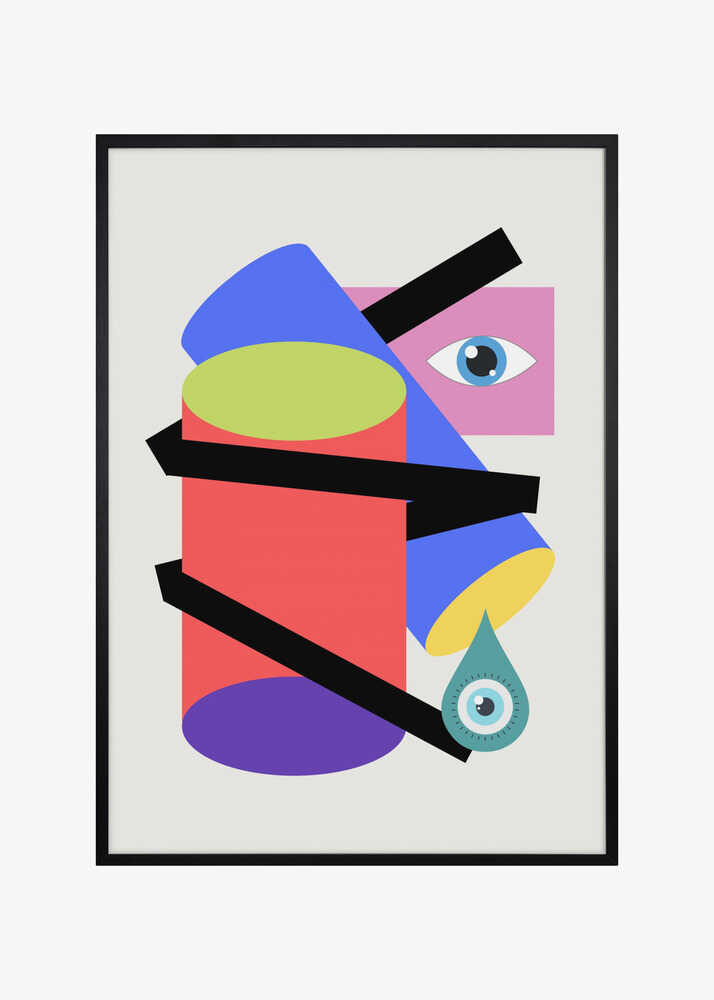 Geometrical Cylinder In Tears