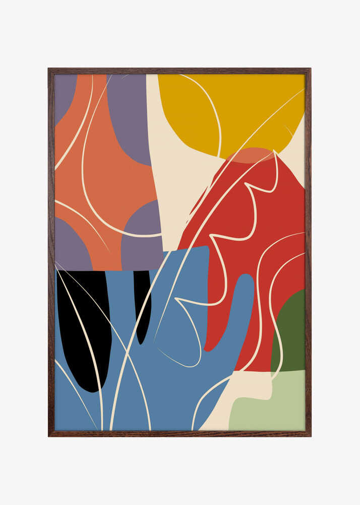 Abstract Color Collage