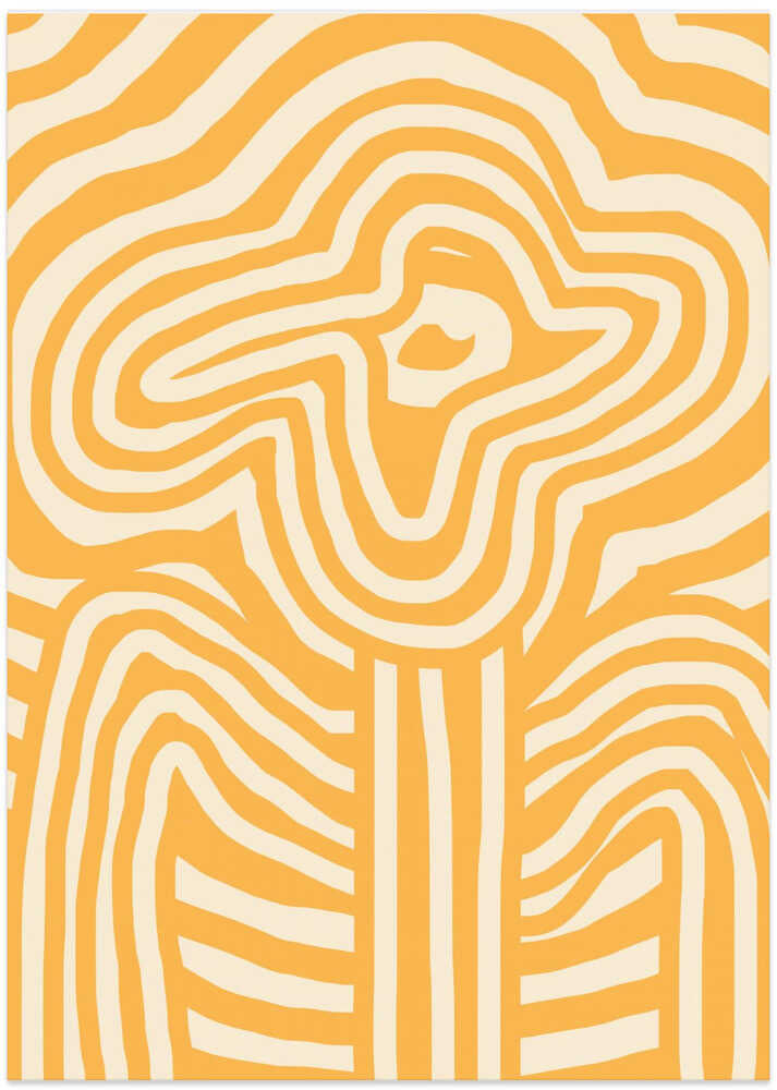 Yellow Striped Flower