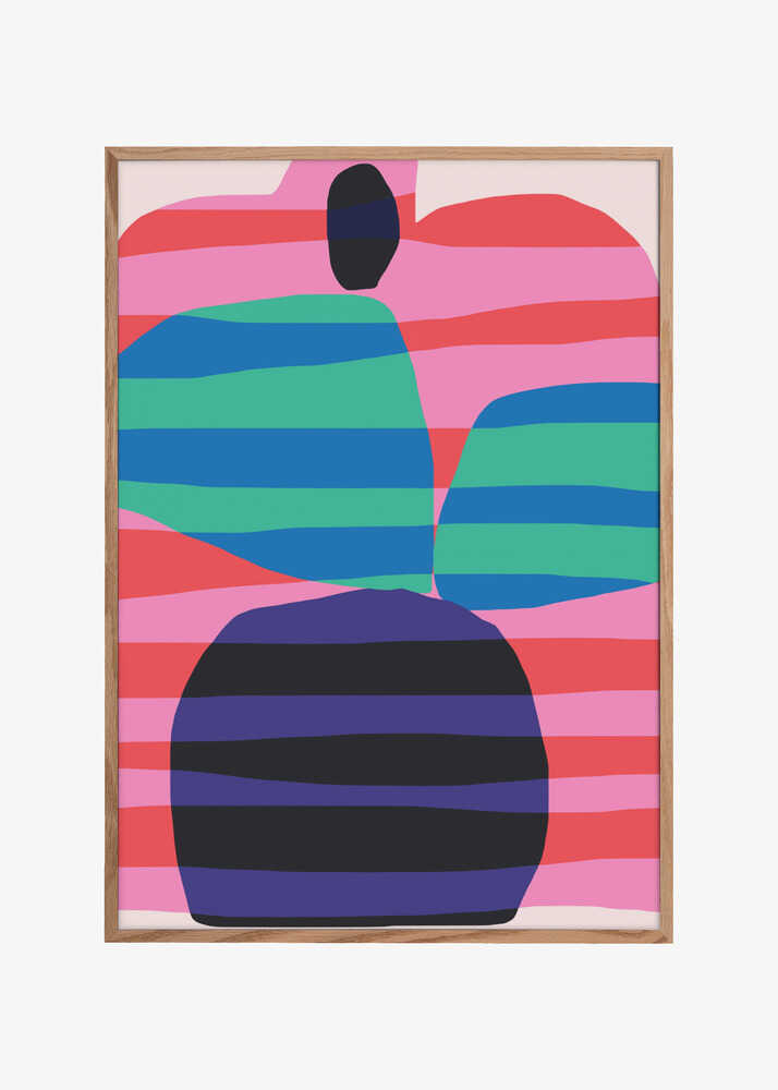 Abstract Stripe Minimal Collage 2