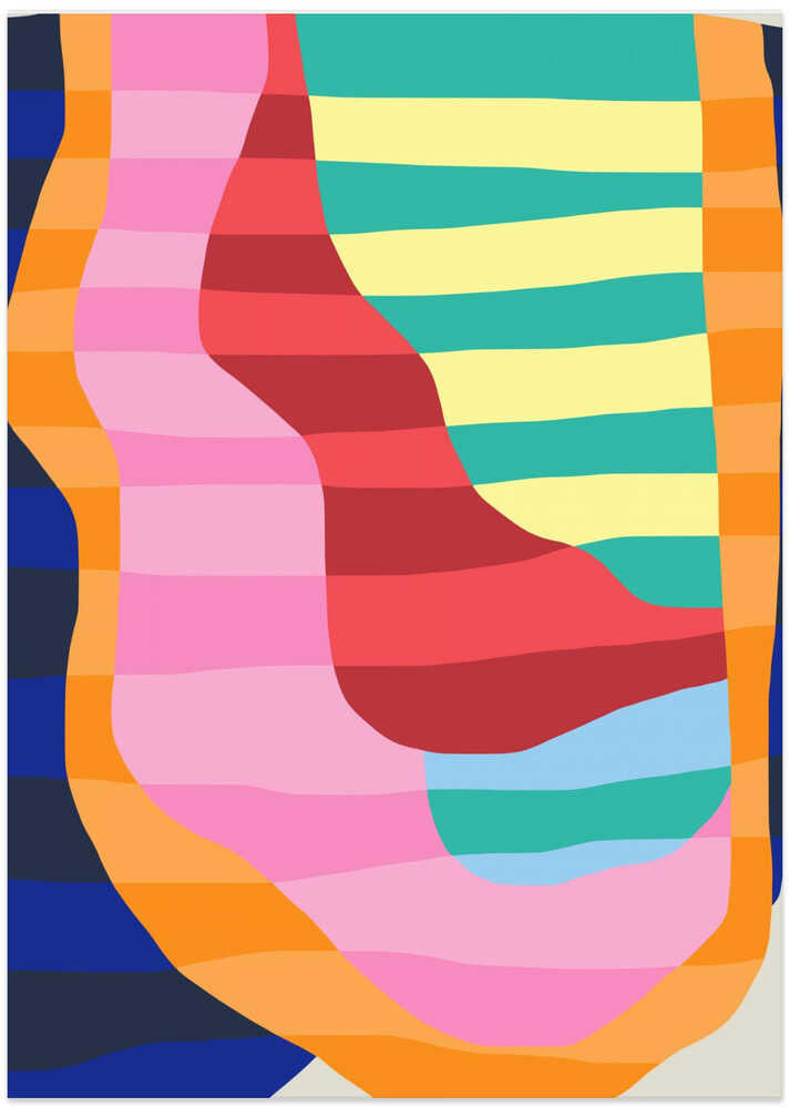 Abstract Stripe Minimal Collage 7