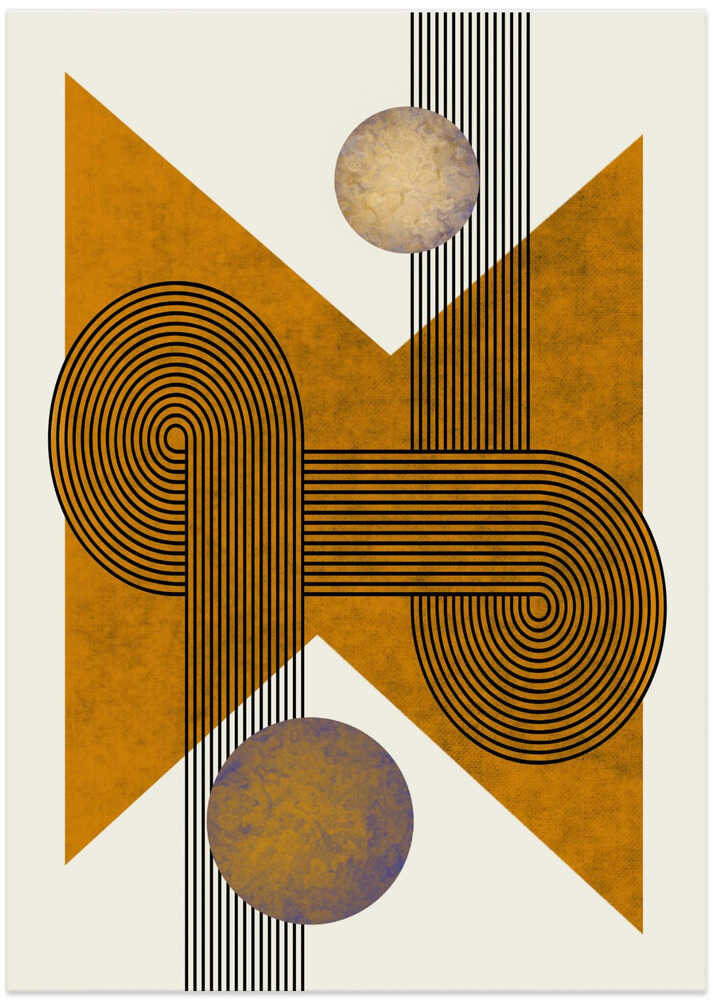 Textured Mid Century Composition 4