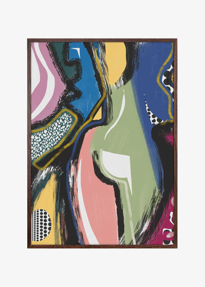 Colorful Abstract Bum