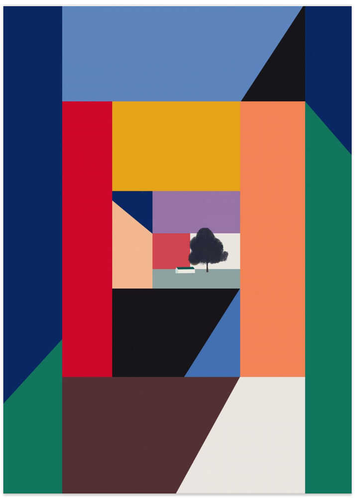 Landscape with a Single Tree