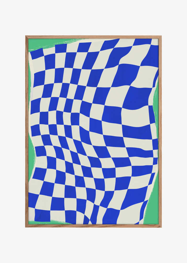 Blue Checker Pattern