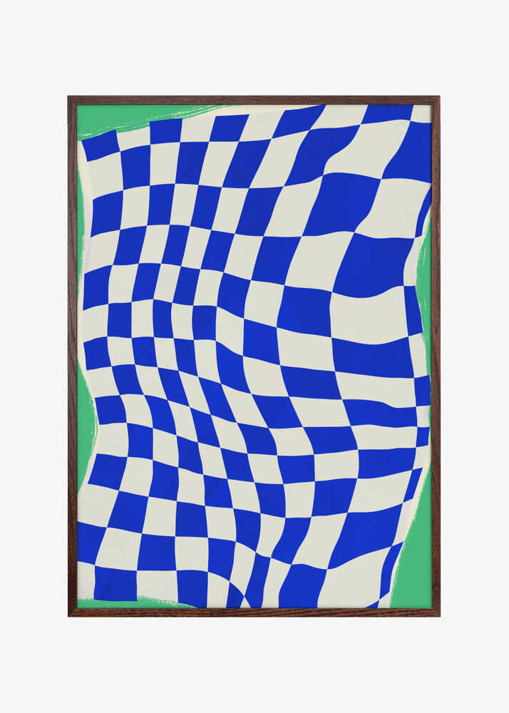Blue Checker Pattern