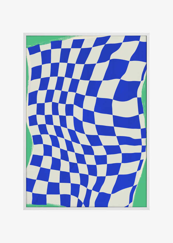 Blue Checker Pattern