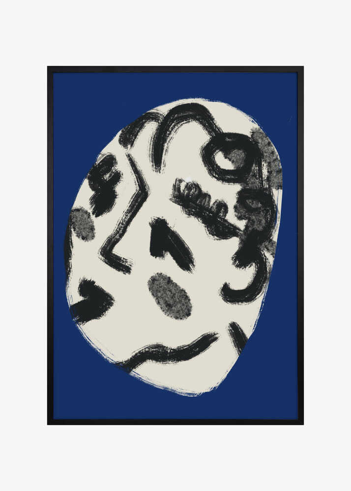 Lady Portrait In Blue