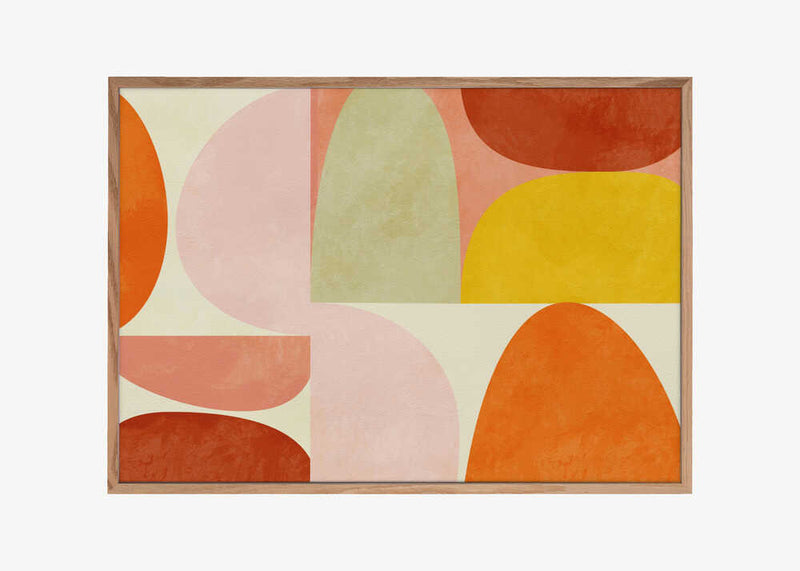 Warm Pastel Geometry