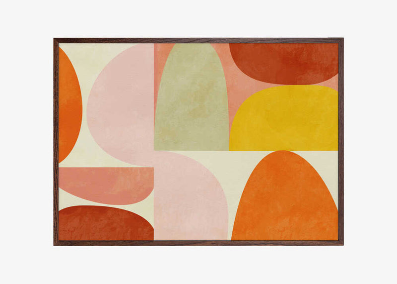 Warm Pastel Geometry