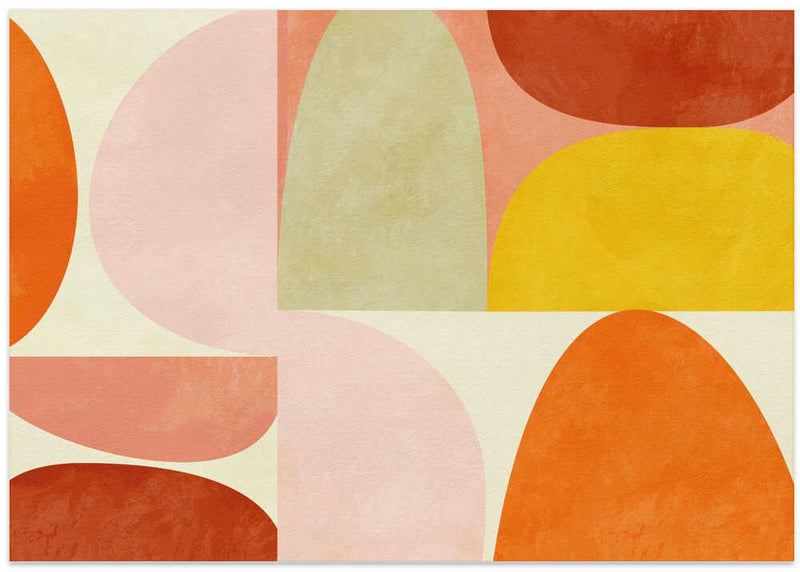 Warm Pastel Geometry