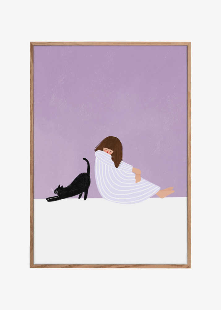 Girl and Cat