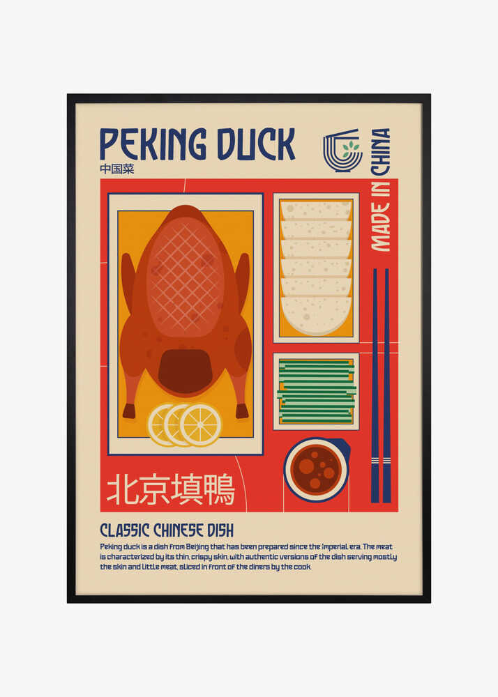 Peking Duck Japanese Food Print