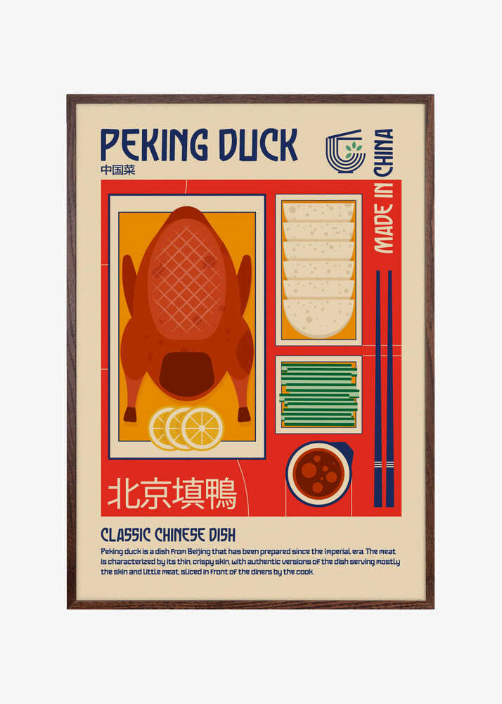 Peking Duck Japanese Food Print