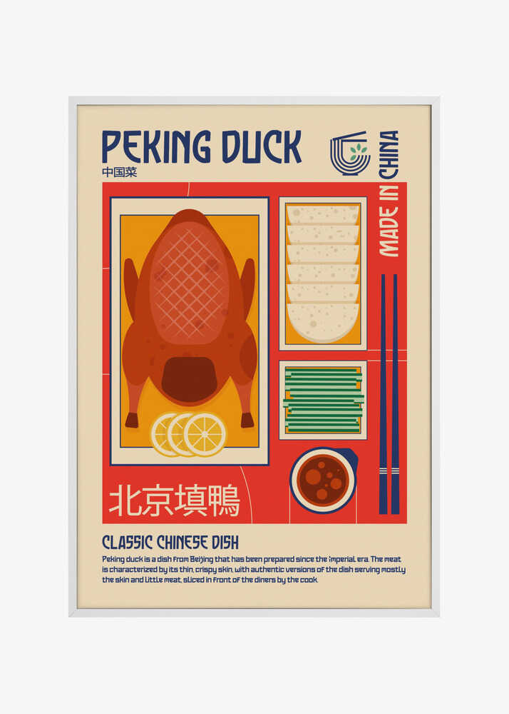 Peking Duck Japanese Food Print