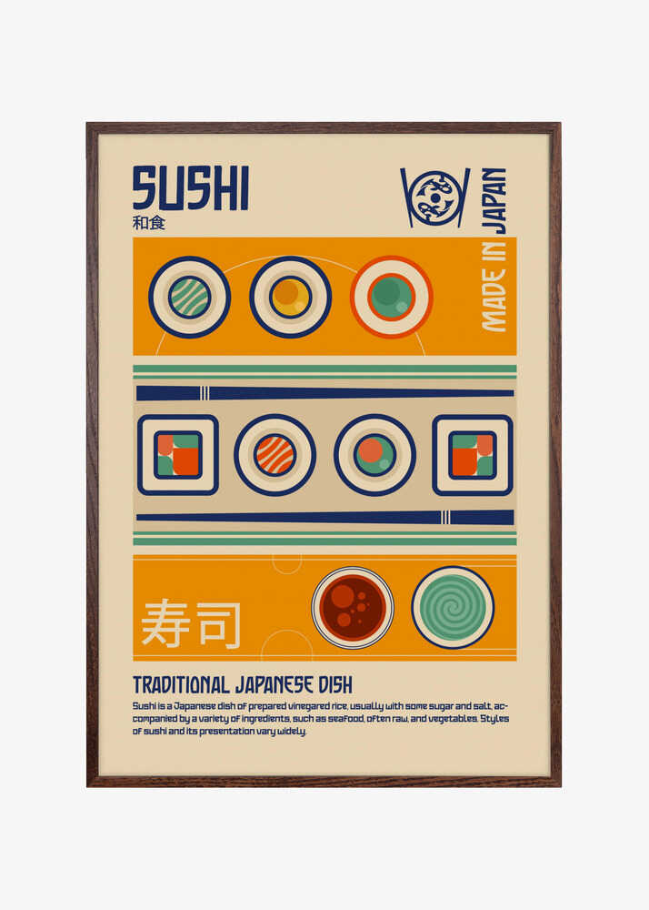 Sushi Japanese Food Print