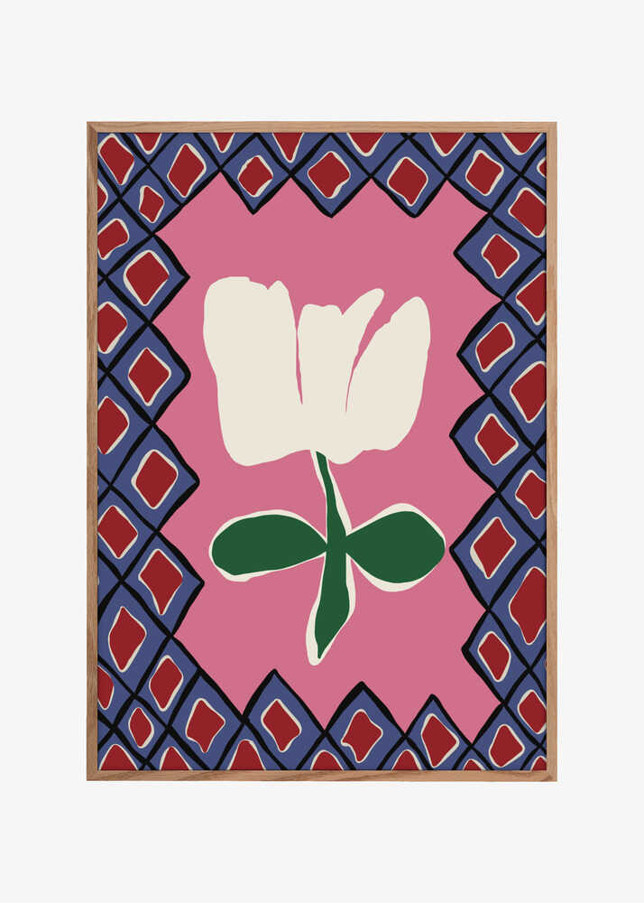 Petal plaid playtime I