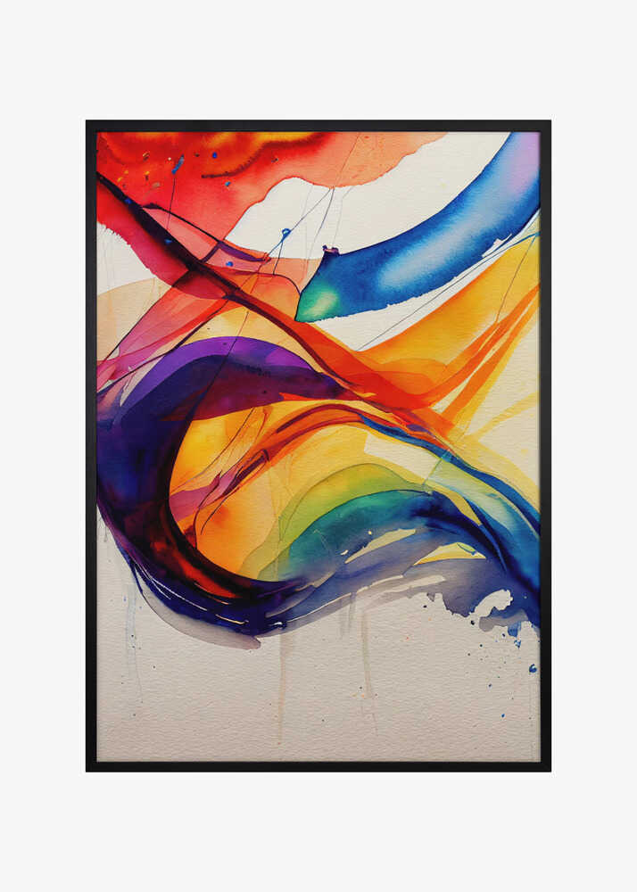 Nature Inspired Abstract Watercolor  (Day 11)