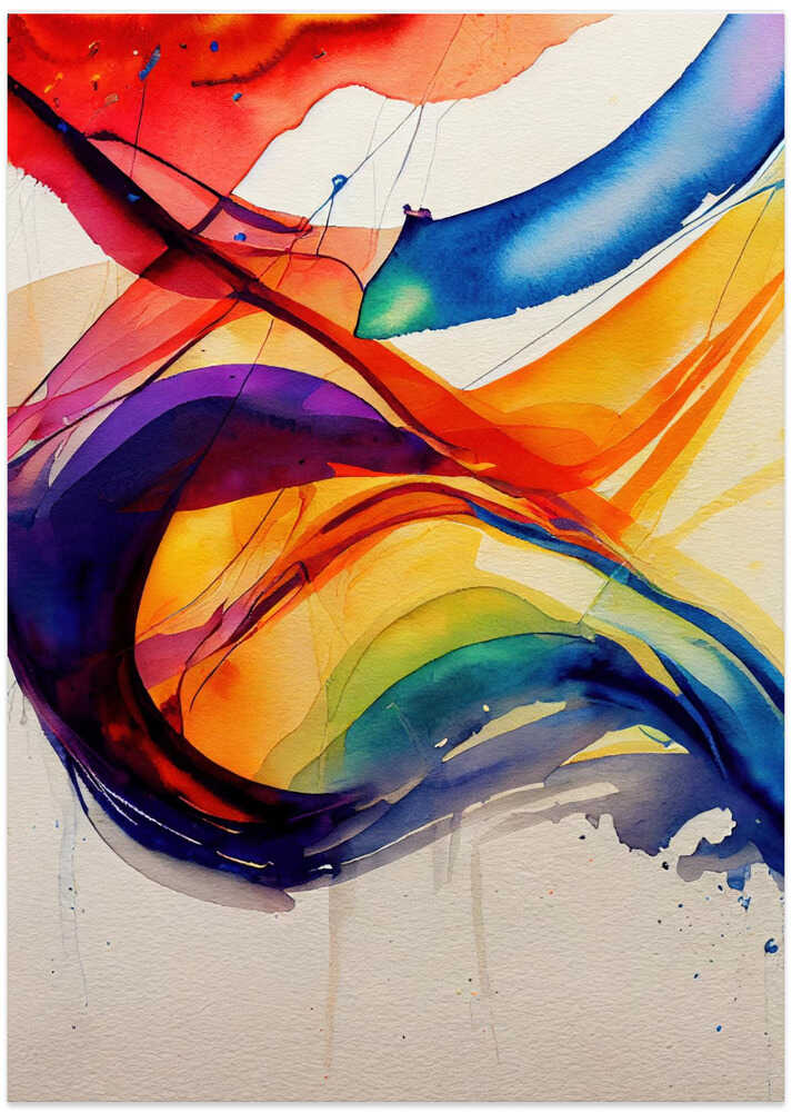 Nature Inspired Abstract Watercolor  (Day 11)