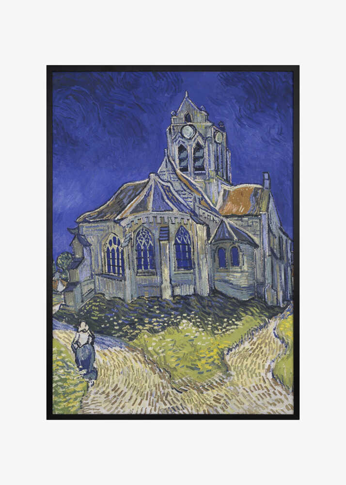 Vincent Van Gogh's the Church At Auvers (1890)