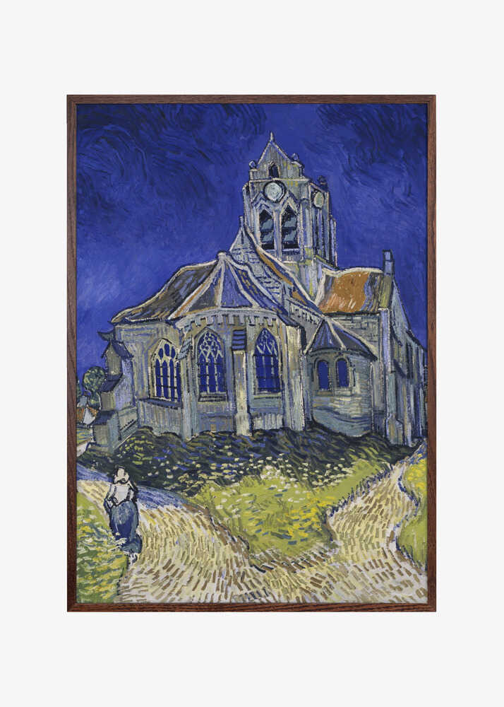 Vincent Van Gogh's the Church At Auvers (1890)