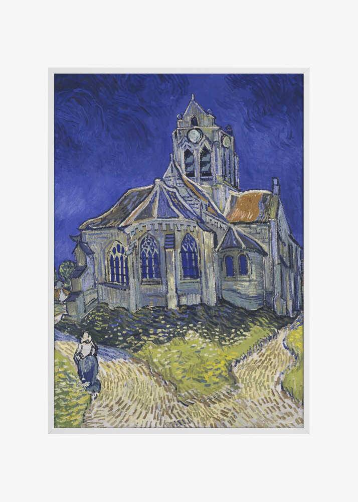 Vincent Van Gogh's the Church At Auvers (1890)