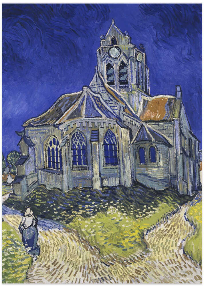 Vincent Van Gogh's the Church At Auvers (1890)