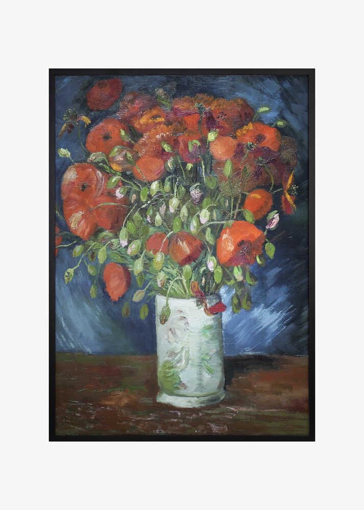 Vincent Van Gogh's Vase With Poppies (1886)