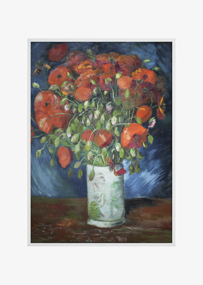 Vincent Van Gogh's Vase With Poppies (1886)